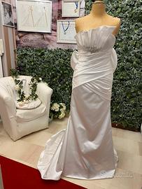 Abito sposa con ventagli