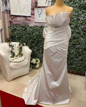Abito sposa con ventagli