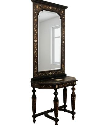 Antica Consolle con Specchiera - fine 800