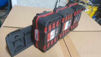 supporto a parete per batterie Parkside x20v 