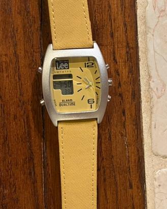 Orologio da polso vintage Lee Dual Time