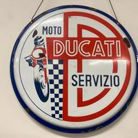 Ducati Insegna originale smaltata - Anni 50