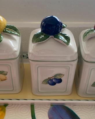 Set vasetti marmellate Villeroy&Boch nuovo