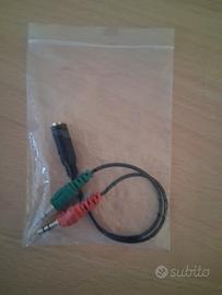 A 1€ Splitter audio jack da 3,5 mm
