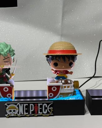 Supporto Funko Pop One Piece con LED - Stampa 3D
