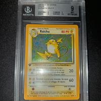 raichu set base prima edizione bgs 9