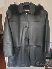 Giaccone donna in pelle