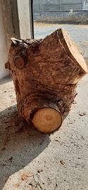 Ceppo di legno grezzo Cm. 50X45X40