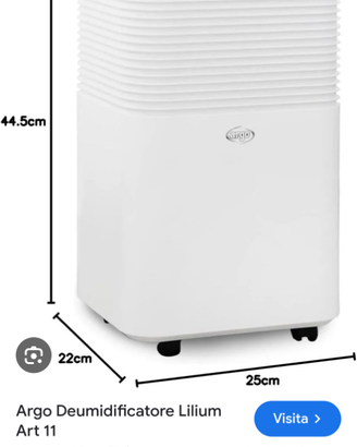 Deumidificatore Argo Nuovo