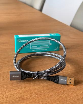 Sonoff zigbee 3.0usb con prolunga da 1m