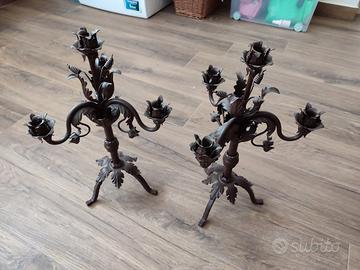 candelabri restaurati 