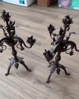 candelabri restaurati 