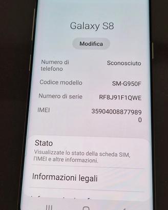 Samsung galaxy s 8 
