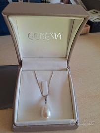 Collana oro bianco nuova GENESIA