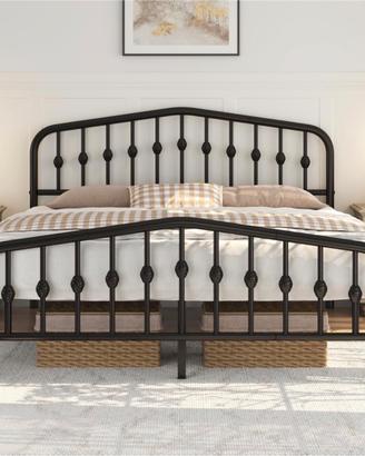 Struttura Letto Matrimoniale Metallo 160 x 200