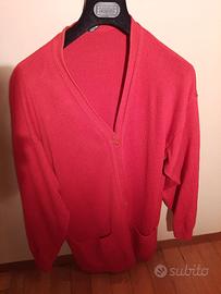 cardigan rosso