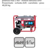 generatore di corrente 3 kw