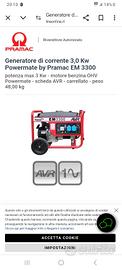 generatore di corrente 3 kw