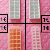 Quattro stampi per ghiaccio 1 al pezzo