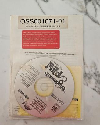 Microsoft Windows 95 OSR2.1 OEM Micron con COA