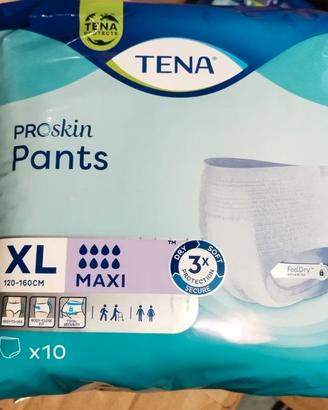 Lotto pannoloni 12 pacchi x 10 TENA PANTS XL