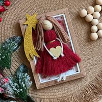 Bambole / decorazioni in Macramè Artigianale