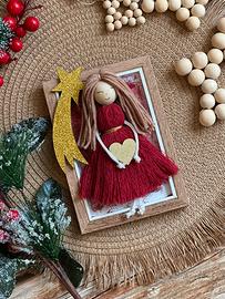 Bambole / decorazioni in Macramè Artigianale