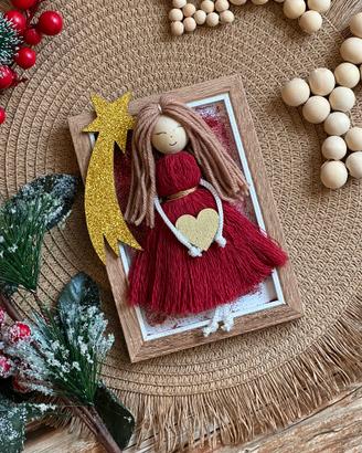 Bambole / decorazioni in Macramè Artigianale