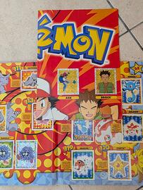 album figurine pokemon completo + poster