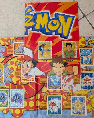 album figurine pokemon completo + poster