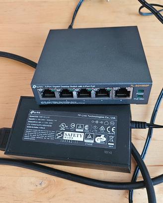 Switch TP-Link TL-SG1005P Gigabit 5 porte