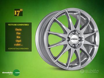 Cerchi in Lega 17" Kia Dacia e altri marchi