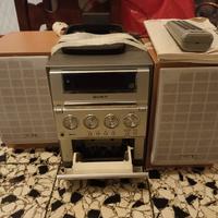 Stereo CD + cassette + casse