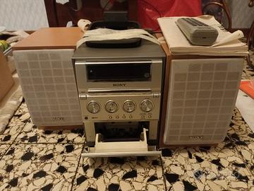 Stereo CD + cassette + casse