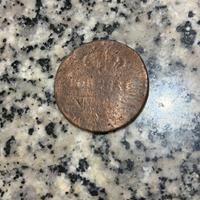 Moneta 10 tornesi 1825