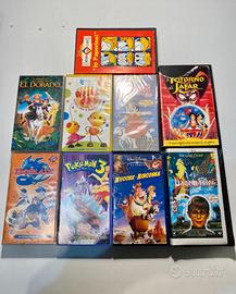 Lotto videocassette VHS cartoni animati vari