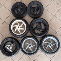 ruote gommate di motorini 50cc