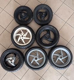 ruote gommate di motorini 50cc