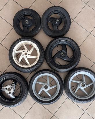 ruote gommate di motorini 50cc