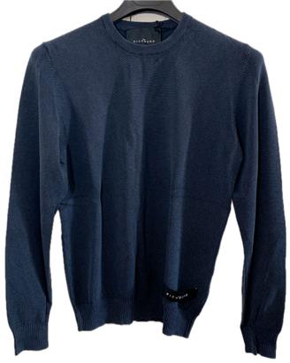 [John Richmond] Maglione Leggero Cotone Blu S