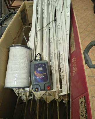Kit filo elettrico per la recinzione