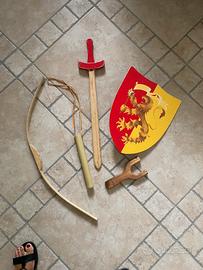 Scudo in legno  per bambino