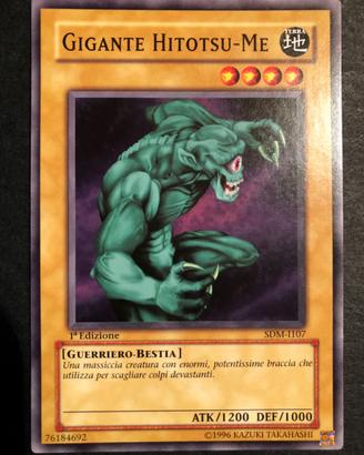 Yugioh gigante hitotsu-me sdm i107 comune 1ª