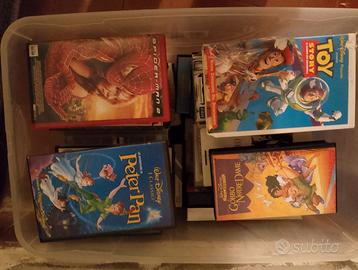 25 VHS ORIGINALI DISNEY cartoni animati