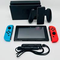 Nintendo Switch Joycon Blu/Rosso con Accessori