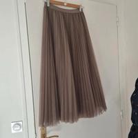 Jupe en tulle Tara Jarmon 36 taupe