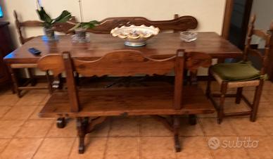 Tavolo legno massello