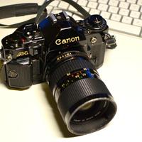 Canon A-1 con obiettivi vari