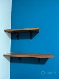 Mensole e reggimensole Noce