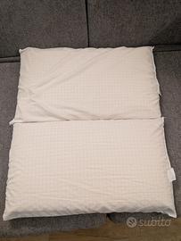 Coppia Cuscini Letto "Clima Fiber" Made in Italy 